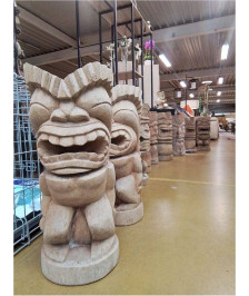 TIKI 50 CM BOIS DE PALMIER