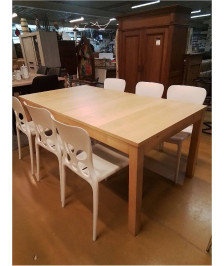 TABLE IKEA + 2 ALLONGES 43 CM