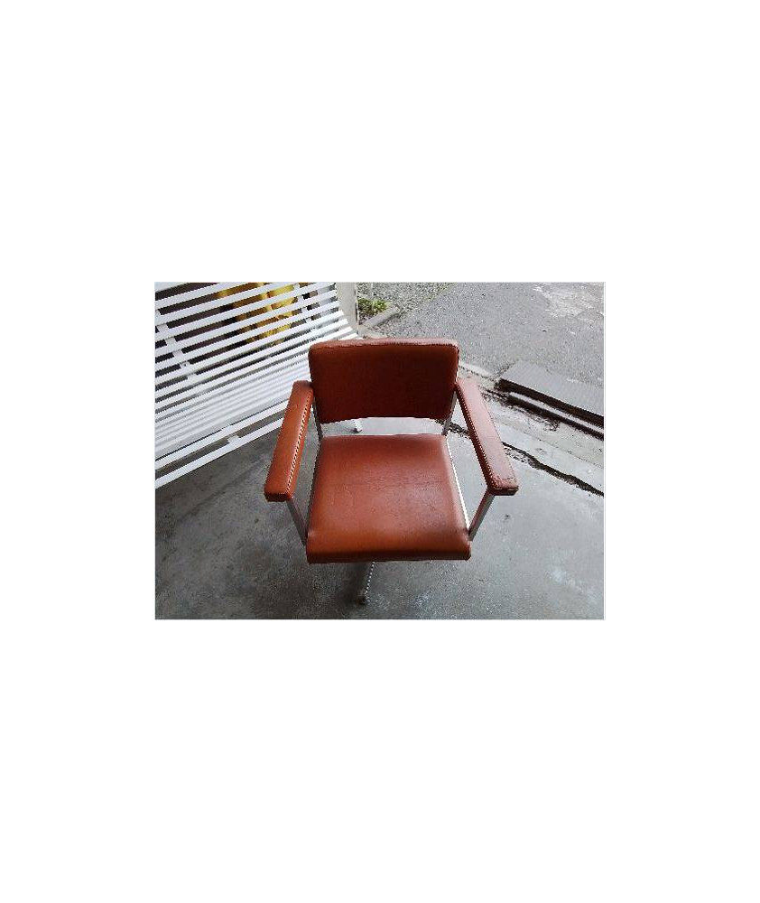 FAUTEUIL CUIR ANNÉE 80