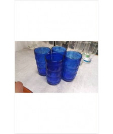 VERRES BLEUS X4 