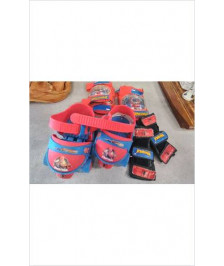 PATINS A ROULETTES SPIDERMAN + PROTECTIONS 