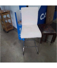 TABOURET DE BAR BLANC 