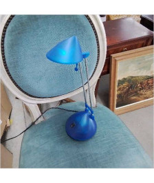 LAMPE DE BUREAU BLEUE 