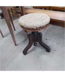 TABOURET A VIS TAPISSERIE