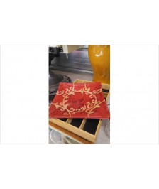 ASSIETTE ROUGE X2