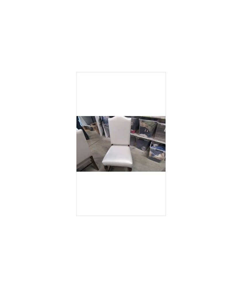 CHAISE SIMILI PIED BOIS