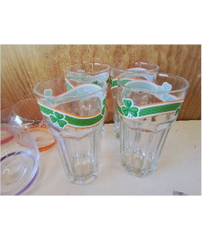 LOT DE 4 VERRES A BIERRES 