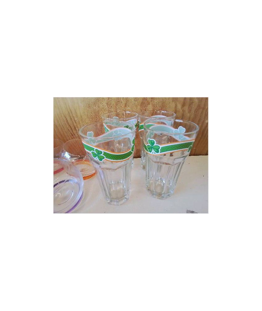 LOT DE 4 VERRES A BIERRES 