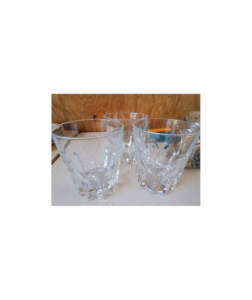 LOT DE 3 VERRES 