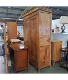 ARMOIRE 2 PORTES BOIS CLAIR 