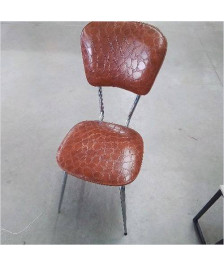 CHAISE VINTAGE IMITATION CROCO
