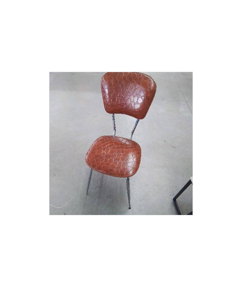 CHAISE VINTAGE IMITATION CROCO