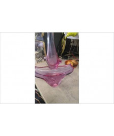 VASE COUPE ROSE ANNEES 60-70 