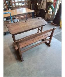 BUREAU D’ECOLIER DOUBLE BOIS DEBUT XXE