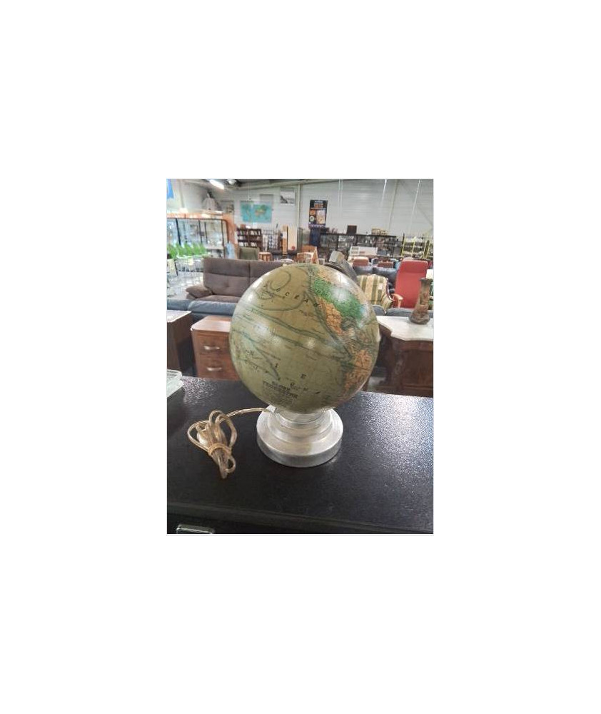 GLOBE TERRESTRE GIRARD BARRERE&THOMAS ANNÉES 50