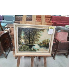 HUILE SUR PANNEAU HAMEAU