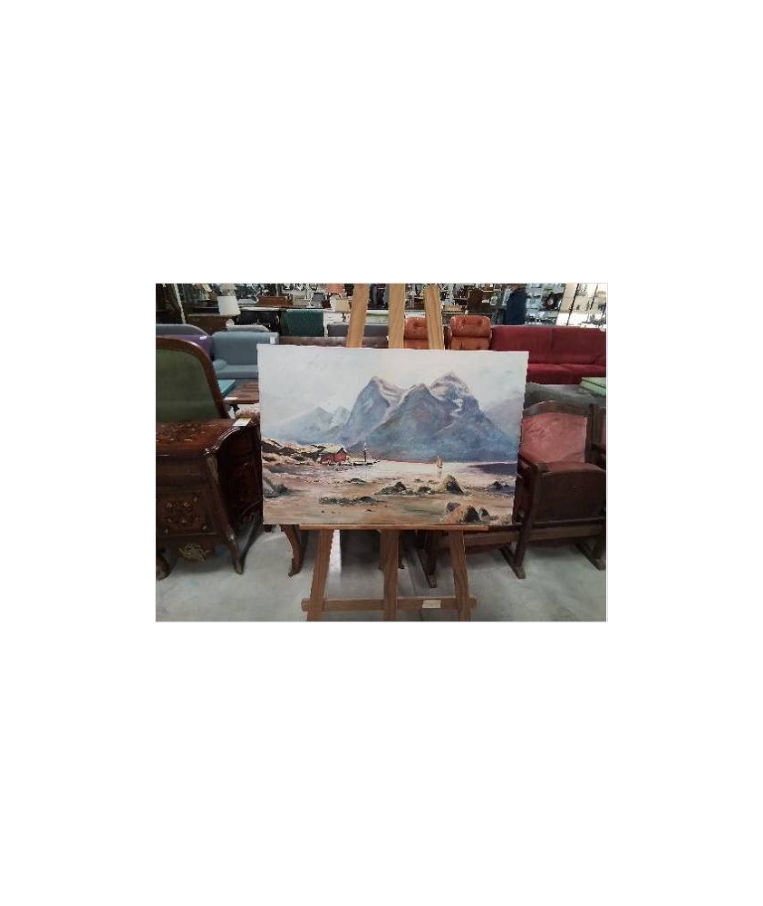 HUILE SUR TOILE RAFT SUND NORVEGE JACQUES GRANDSERRE HUILE SUR TOILE RAFT SUND NORVEGE JACQUES GRANDSERRE