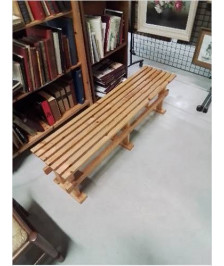 BANC PIN AJOURÉ 130CM