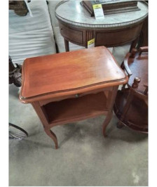 CHEVET BOIS CLAIR 1 TIROIR 1 NICHE  STYLE REGENCE 