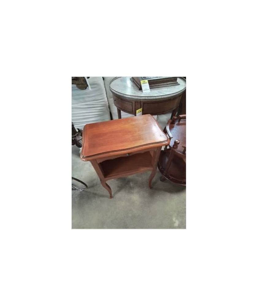 CHEVET BOIS CLAIR 1 TIROIR 1 NICHE  STYLE REGENCE 