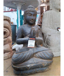 SITTING BUDDHA 60CM PIERRE DE RIVIERE