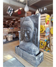 RELIEF BUDDHA FOUNTAIN INCL BASE 106 CM CIMENT