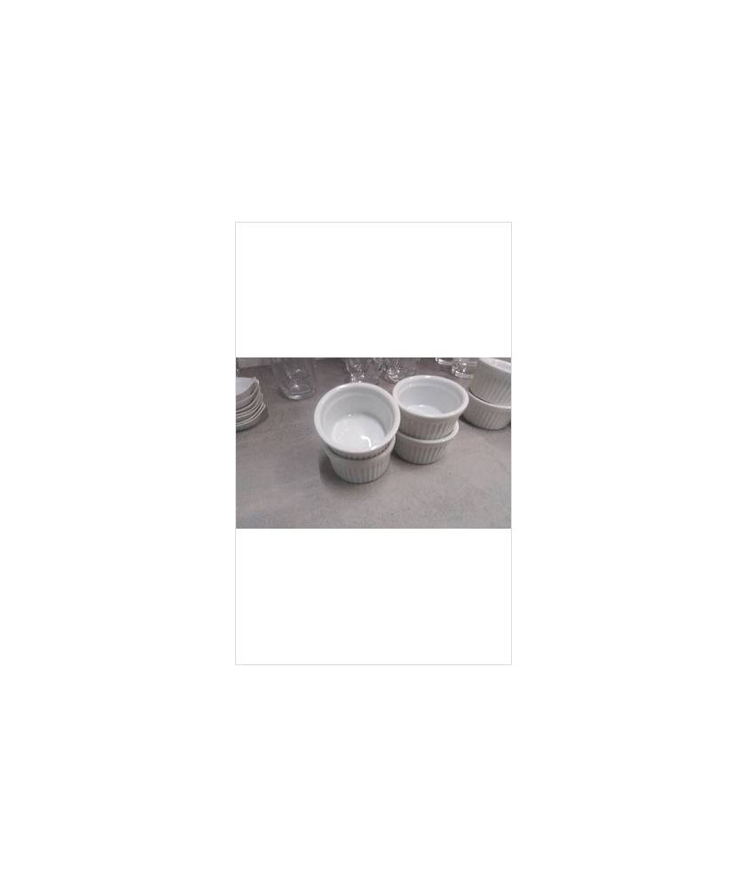 MINI RAMEQUINS BLANCS X4