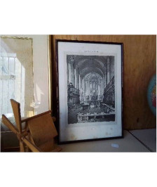 GRAVURE LA CHAISE DIEU