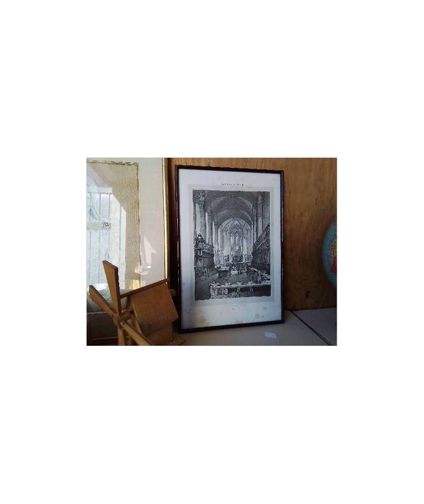 GRAVURE LA CHAISE DIEU