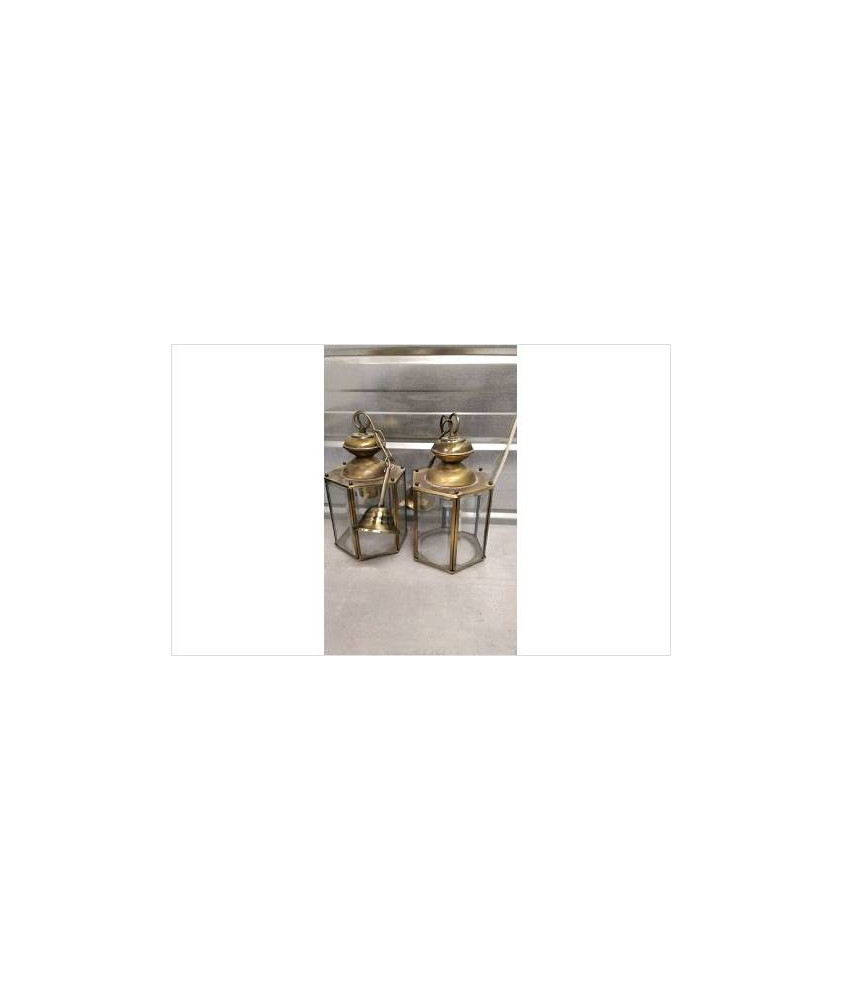 LUSTRE LAITON VERRE BISEAUTE 