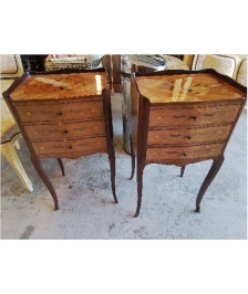 CHEVET MARQUETÉ STYLE LOUIS XV 