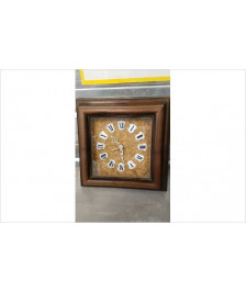 PENDULE CARREE BOIS ET LIEGE 