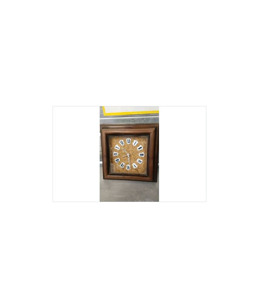 PENDULE CARREE BOIS ET LIEGE 