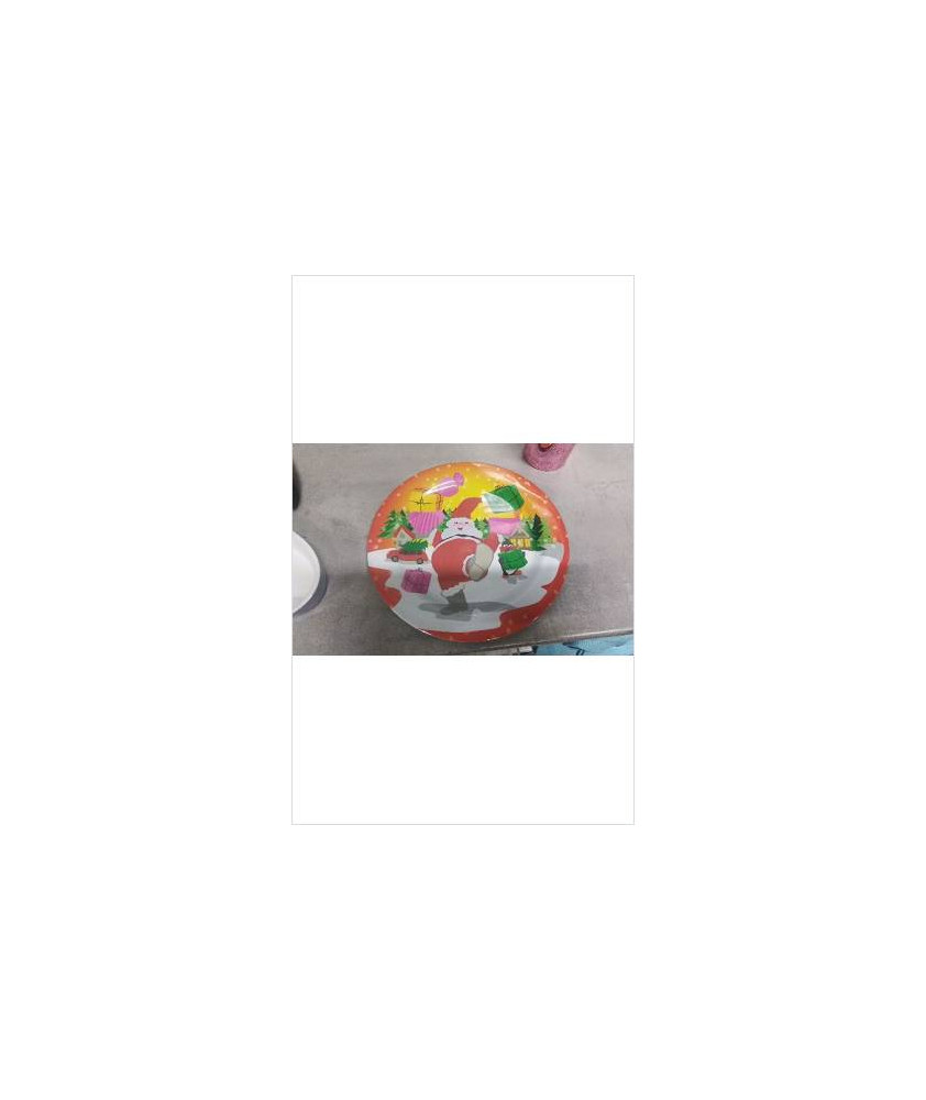 ASSIETTE PLASTIQUE NOEL 