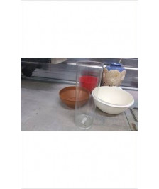 VASE VERRE CYLINDRIQUE 