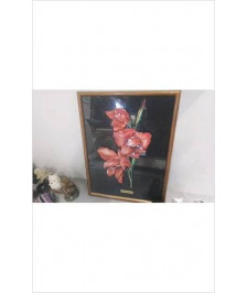 CADRE FLEURS PAPIER 