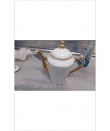 THEIERE BLANCHE ET DOREE
