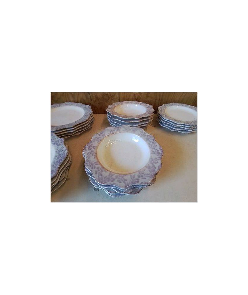 ASSIETTE CREUSE LOT DE 5