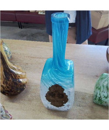 CARAFE STYLE MURANO BLEUE EN L’ETAT