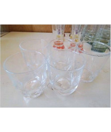 LOT DE 5 VERRES A MOUTARDE