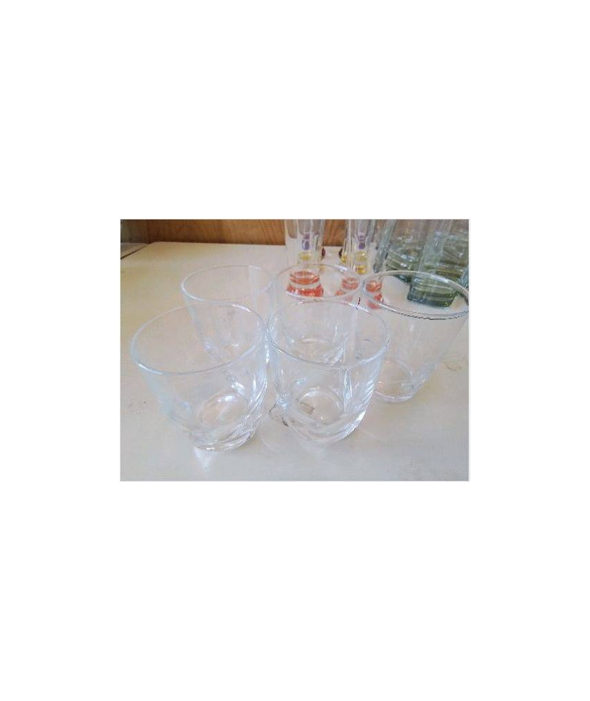 LOT DE 5 VERRES A MOUTARDE
