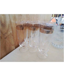 LOT DE 6 FLUTES A CHAMPAGNE 
