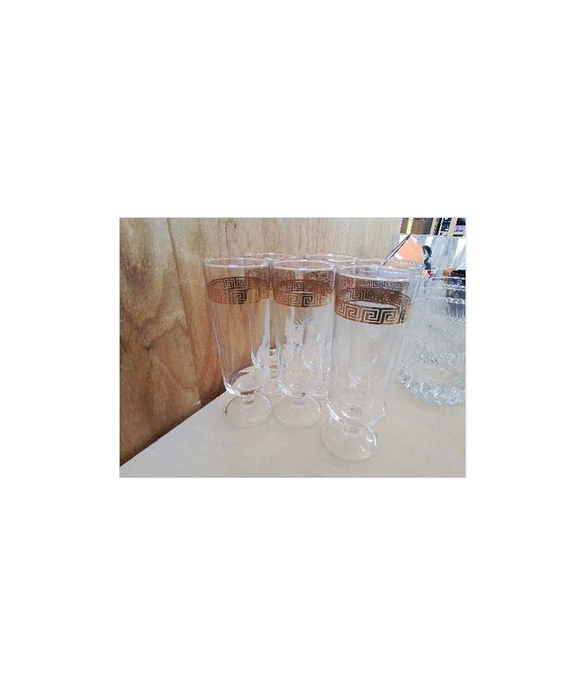 LOT DE 6 FLUTES A CHAMPAGNE 