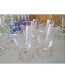 LOT DE 5 VERRES A VIN