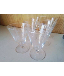 LOT DE 6 VERRES A EAU 