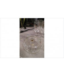 BONBONNIERE VERRE ANCIENNE 