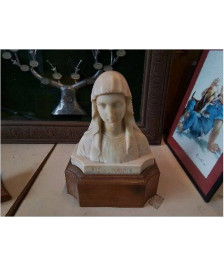 NOTRE DAME DE LOURDES EN CIRE