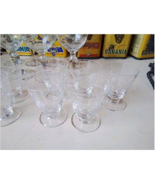 LOT DE 5 VERRES À DIGESTIF 