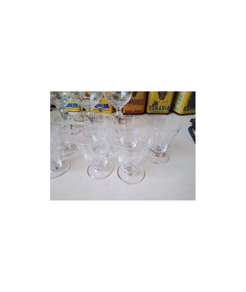 LOT DE 5 VERRES À DIGESTIF 