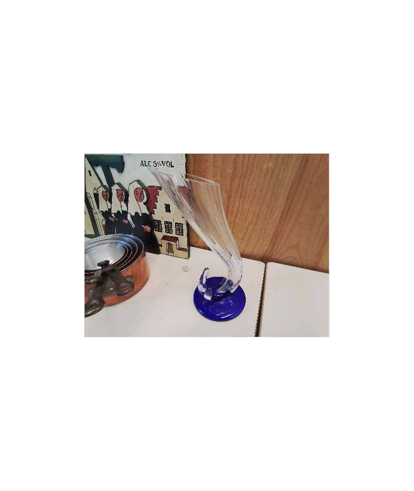 VASE CORNE D’ABONDANCE EN CRISTAL SIGNÉ IVV